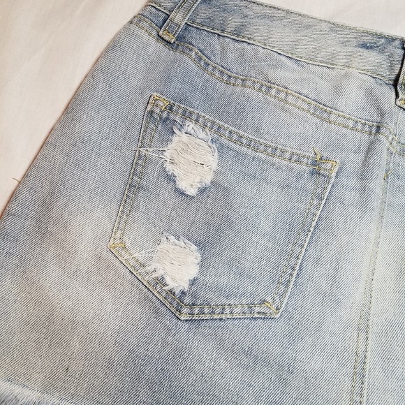 Refuge Brand Denim Mini Skirt - Picture 7 of 8